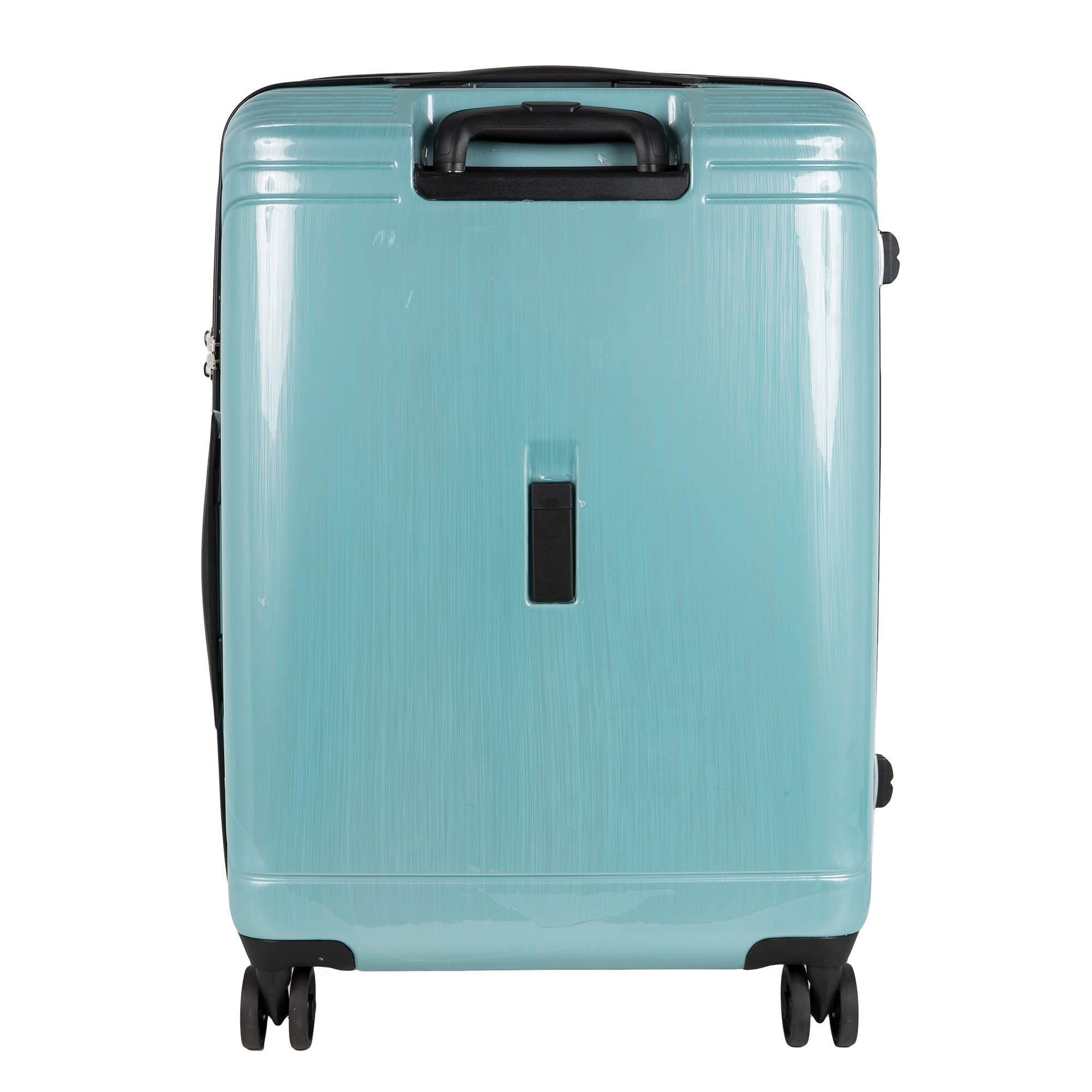 Р1936 Blue голубой (24") пластик ABS чемодан средний